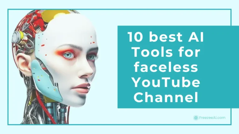 10 best AI Tools for faceless YouTube Channel